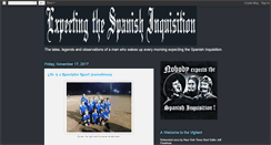 Desktop Screenshot of expectingthespanishinquisition.blogspot.com