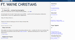 Desktop Screenshot of ftwaynechristians.blogspot.com