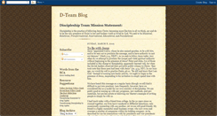 Desktop Screenshot of dteamblog.blogspot.com