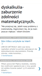 Mobile Screenshot of dyskalkulia.blogspot.com