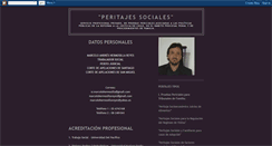 Desktop Screenshot of peritajessociales.blogspot.com