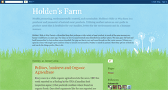 Desktop Screenshot of holdenfarm.blogspot.com