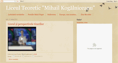 Desktop Screenshot of liceulteoreticmihailkogalniceanu.blogspot.com