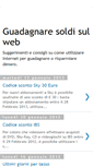 Mobile Screenshot of guadagnaresoldisulweb.blogspot.com