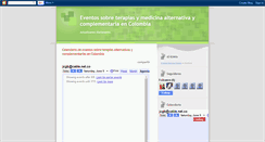 Desktop Screenshot of eventosterapiasalternativas.blogspot.com