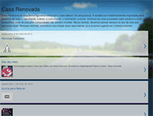 Tablet Screenshot of casarenovada.blogspot.com