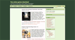 Desktop Screenshot of freeanimegames.blogspot.com