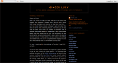 Desktop Screenshot of gingerlucy.blogspot.com