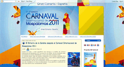 Desktop Screenshot of carnavalinternacionaldemaspalomas.blogspot.com