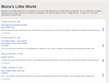 Tablet Screenshot of moiraslittleworld.blogspot.com