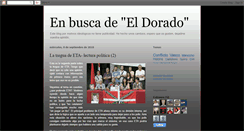 Desktop Screenshot of enbuscadeeldorado.blogspot.com