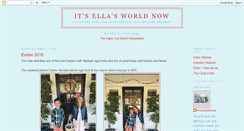 Desktop Screenshot of itsellasworldnow.blogspot.com