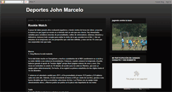 Desktop Screenshot of deportesjhonmarcelo.blogspot.com