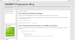 Desktop Screenshot of 2000mph.blogspot.com