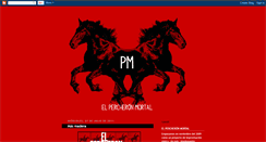 Desktop Screenshot of elpercheronmortal.blogspot.com
