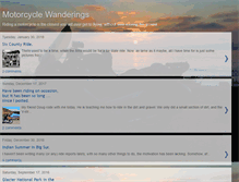 Tablet Screenshot of motorcyclewanderings.blogspot.com