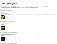 Tablet Screenshot of landscape-lightingonline.blogspot.com