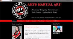 Desktop Screenshot of amysmartialarts.blogspot.com