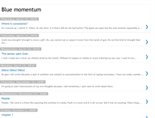 Tablet Screenshot of bluemomentum.blogspot.com