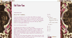 Desktop Screenshot of fabfisherfam.blogspot.com