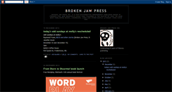 Desktop Screenshot of brokenjawpress.blogspot.com