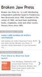 Mobile Screenshot of brokenjawpress.blogspot.com