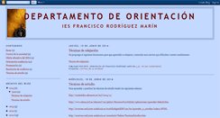 Desktop Screenshot of dptoorientacioniesfrm.blogspot.com