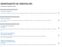 Tablet Screenshot of dptoorientacioniesfrm.blogspot.com