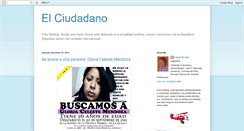 Desktop Screenshot of elciudadanoargentino.blogspot.com