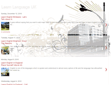 Tablet Screenshot of learn-language-uk.blogspot.com