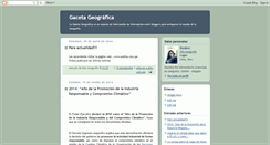 Desktop Screenshot of gacetageografica.blogspot.com