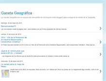 Tablet Screenshot of gacetageografica.blogspot.com