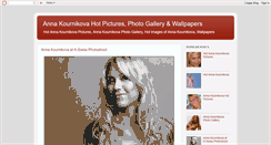 Desktop Screenshot of hotannakournikovapics.blogspot.com