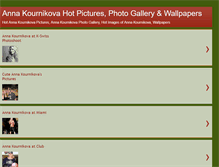 Tablet Screenshot of hotannakournikovapics.blogspot.com