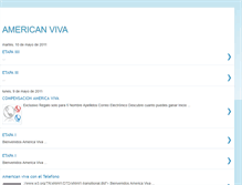 Tablet Screenshot of negociosamericanviva.blogspot.com