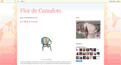 Desktop Screenshot of flordecamalote.blogspot.com