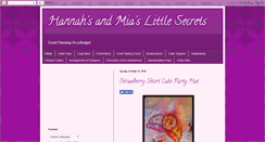 Desktop Screenshot of hannahsandmiaslittlesecrets.blogspot.com