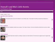 Tablet Screenshot of hannahsandmiaslittlesecrets.blogspot.com