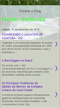 Mobile Screenshot of gestaoambiental01.blogspot.com