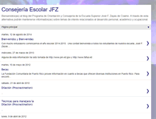 Tablet Screenshot of consejeriaescolarjfz.blogspot.com