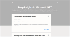 Desktop Screenshot of deepinsightsdotnet.blogspot.com