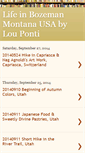 Mobile Screenshot of lifeinbozemanmontanabylouponti.blogspot.com