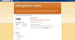 Desktop Screenshot of beingwell-estore.blogspot.com