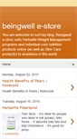 Mobile Screenshot of beingwell-estore.blogspot.com