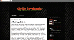Desktop Screenshot of gunlukzirvalamalar.blogspot.com