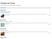 Tablet Screenshot of camposdefresas.blogspot.com