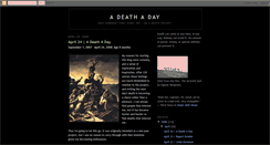 Desktop Screenshot of deathaday.blogspot.com