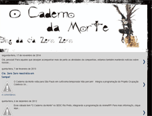 Tablet Screenshot of cadernodamorte.blogspot.com