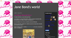 Desktop Screenshot of janebondsworld.blogspot.com