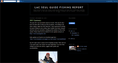 Desktop Screenshot of lacseulguidefishingreport.blogspot.com